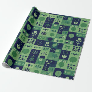 Holiday Gift Wrap Sheet, Seasonal Xmas Decor