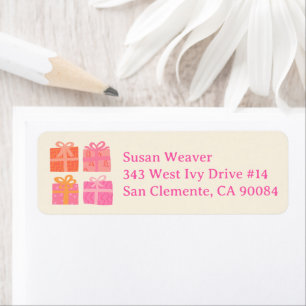 Holiday Gifts Cute Hand-drawn Return Address