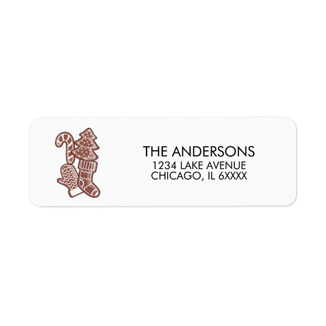 Holiday Gingerbread Cookie (Front)