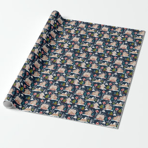 Holiday Gingerbread House Wrapping Paper