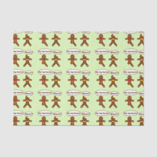 Holiday Gingerbread Humour Tissue Paper