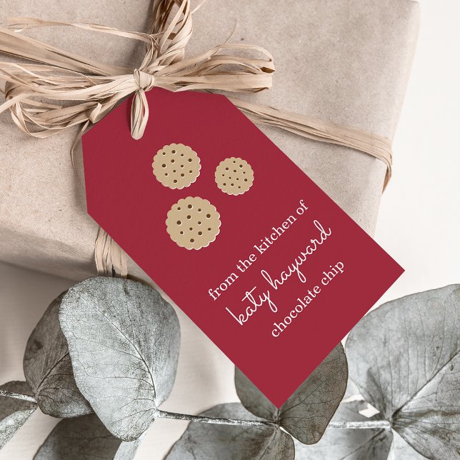 Holiday Gingersnap Personalised Cookie Gift Tags (Creator Uploaded)