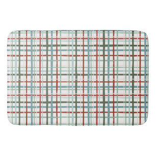 Holiday Gingham - Peaceful Bath Mat