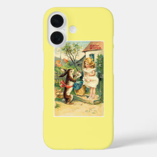 Holiday Girl & Bunny Vintage Easter Case-Mate iPho iPhone 16 Case