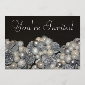 Holiday Glitter Invitation