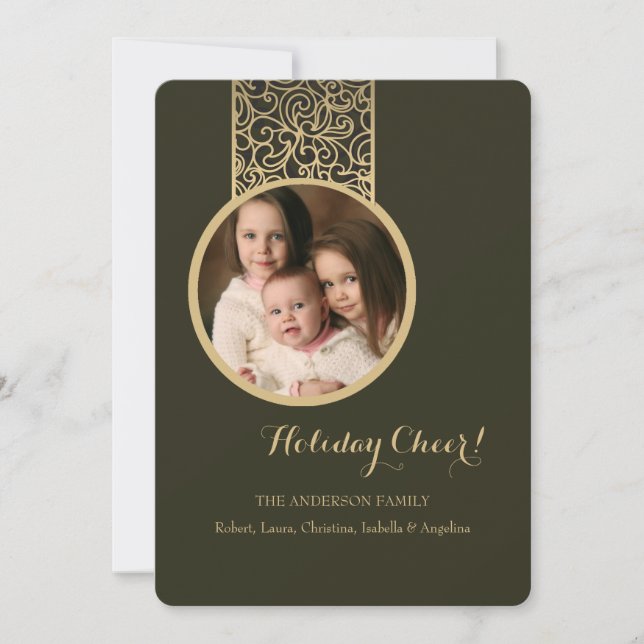 Holiday Glow Photo Card (Front)