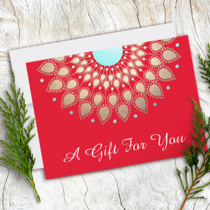 Holiday Gold Lotus Salon and Spa Gift Certificate