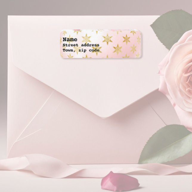 Holiday Golden Stars Label (Creator Uploaded)