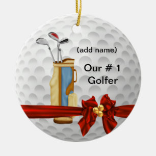 Holiday GOLF Personalised Ornament