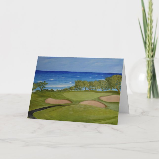 Holiday Golfing Card (Front)