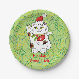 Holiday Good Luck Paper Plate