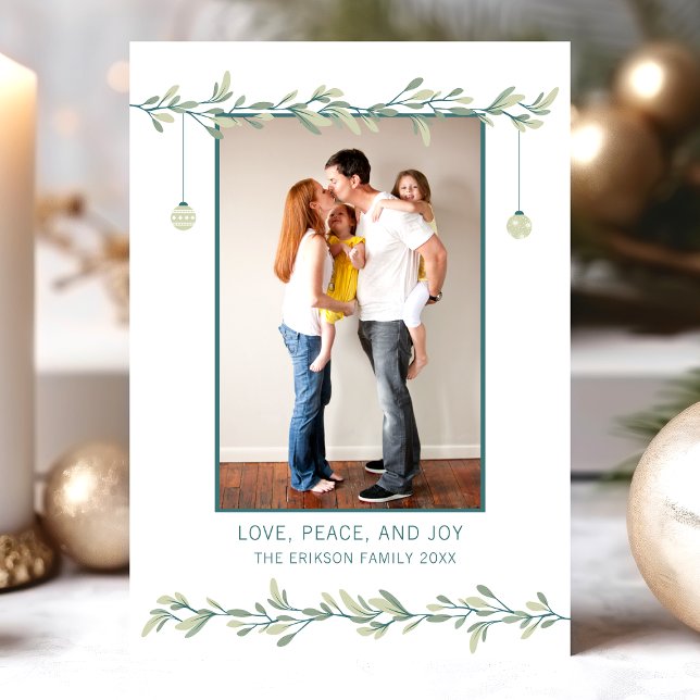 Holiday Greenery | Botanical Christmas Photo Card (Creator Uploaded)
