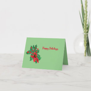 Holiday Greeting Card : Happy Holiday's