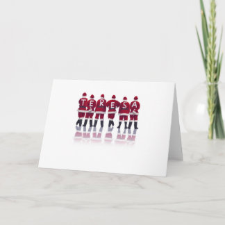 Holiday Greeting Card With Any Name!