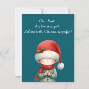 holiday greeting with a whimsical Christmas card