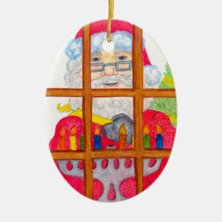 Holiday Greetings Ceramic Tree Decoration