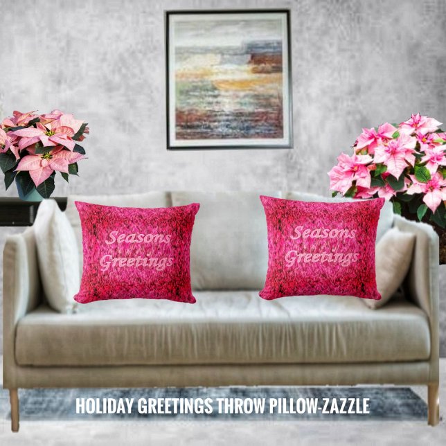 Holiday Greetings Cushion (Creator Uploaded)