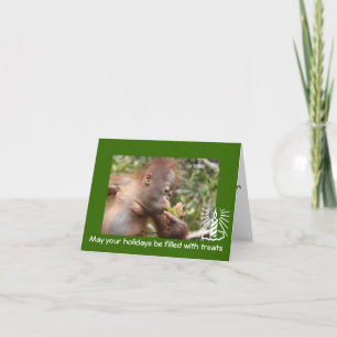 Holiday Greetings for Wildlife Charity Card