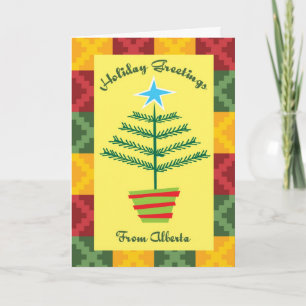Holiday Greetings From Alberta Card