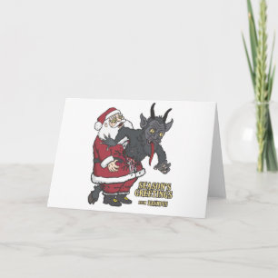 Holiday Greetings from Krampus (and Santa) Card