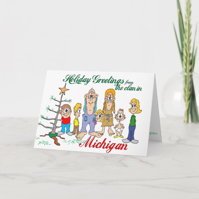 Holiday Greetings from Michigan Card (Front)
