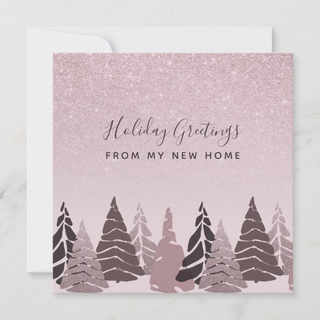 Holiday Greetings from My New Home Moving Announcement (Front)