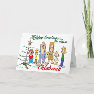 Holiday Greetings from Oklahoma Card