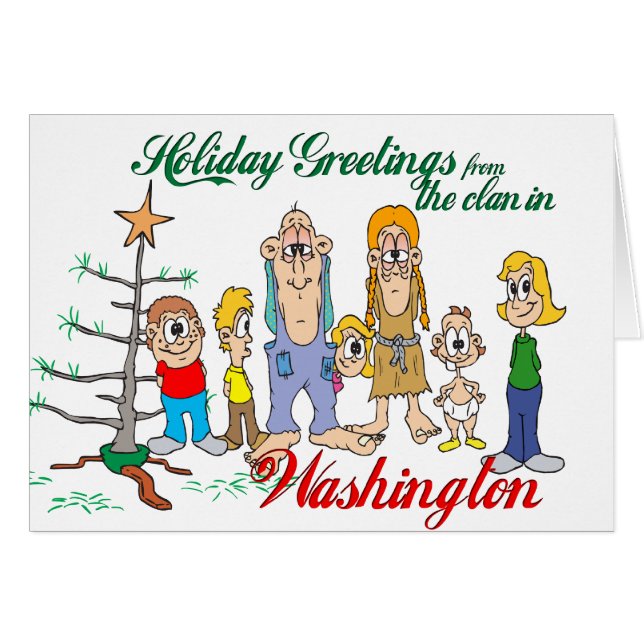 Holiday Greetings from Washington (Front Horizontal)