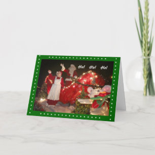 Holiday Greetings - Ho!Ho!Ho! Card