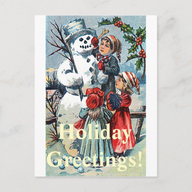 Holiday Greetings! Postcard (Front)