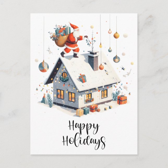 Holiday greetings postcard (Front)