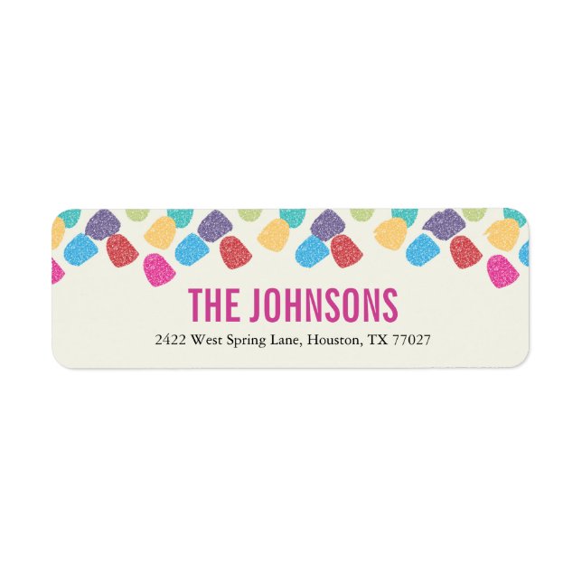 Holiday Gumdrops Address Labels (Front)