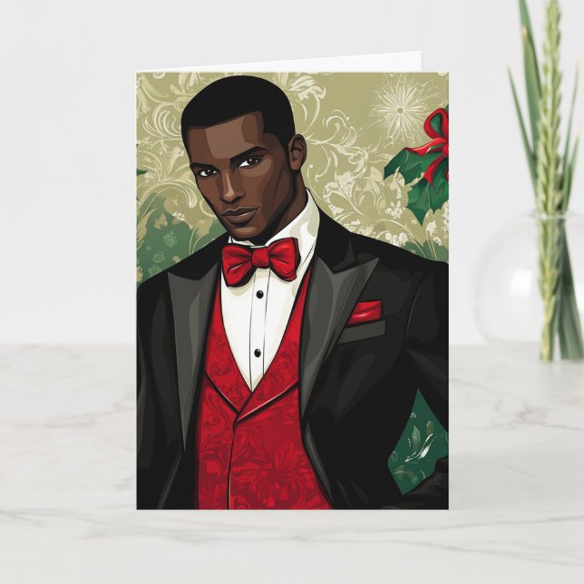  HOLIDAY HANDSOME #1 NOTE CARD (Front)