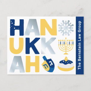 Holiday Hanukkah Postcard