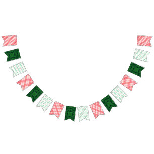 Holiday Hodgepodge Swallowtail Bunting Banner