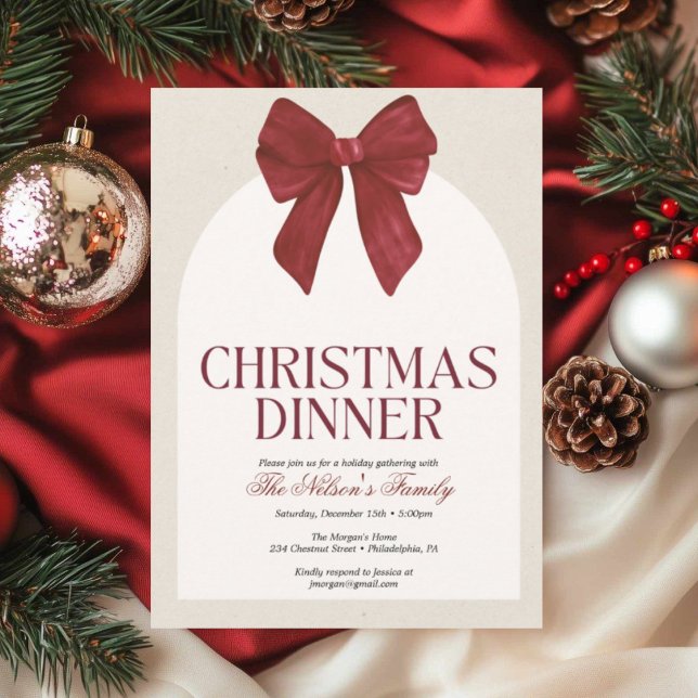 Holiday Holly Christmas Party Invitation (Creator Uploaded)