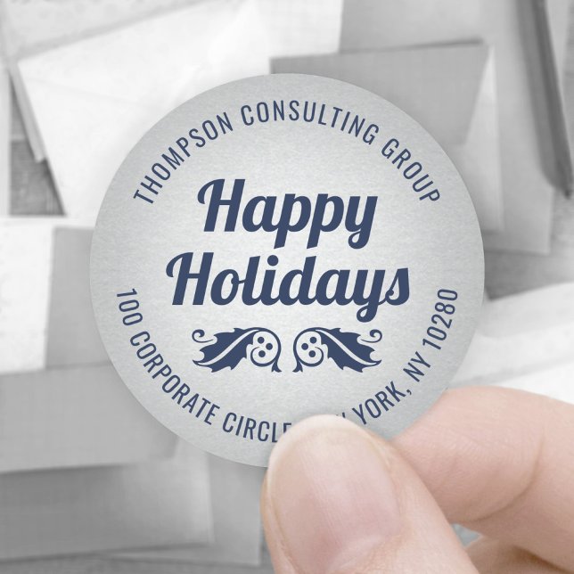 Holiday Holly Faux Foil Return Address Labels (Creator Uploaded)