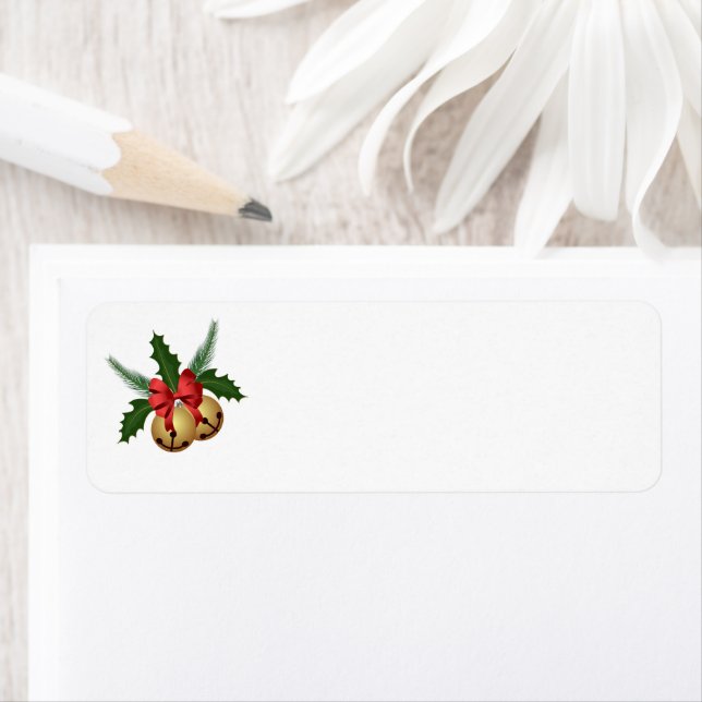 Holiday Holly Return Address Labels (Insitu)