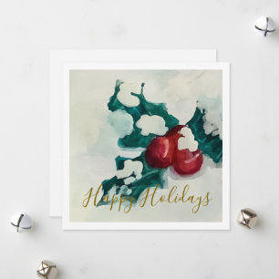 Holiday Hollywood in Snow Card