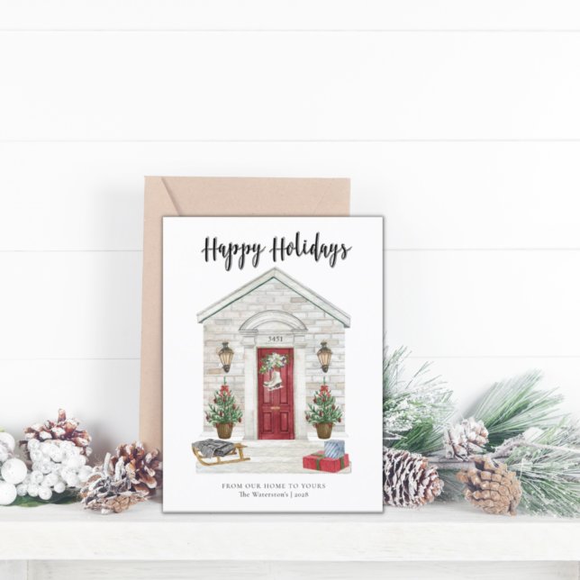 Holiday Home Merry Christmas Custom Address (Creator Uploaded)