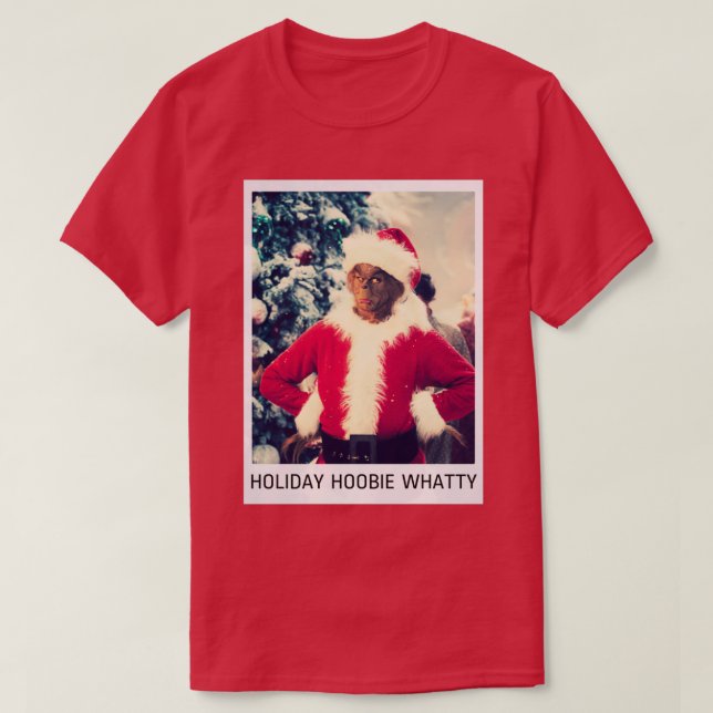 Holiday Hoobie Whatty Lightweight Sweat Gift Hallo T-Shirt (Design Front)