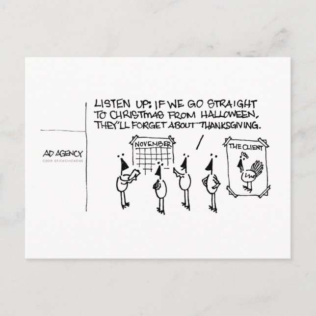 Holiday Hoopla Postcard (Front)