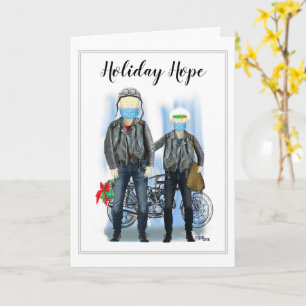 Holiday Hope - Better Things to Come Biker Couple Card