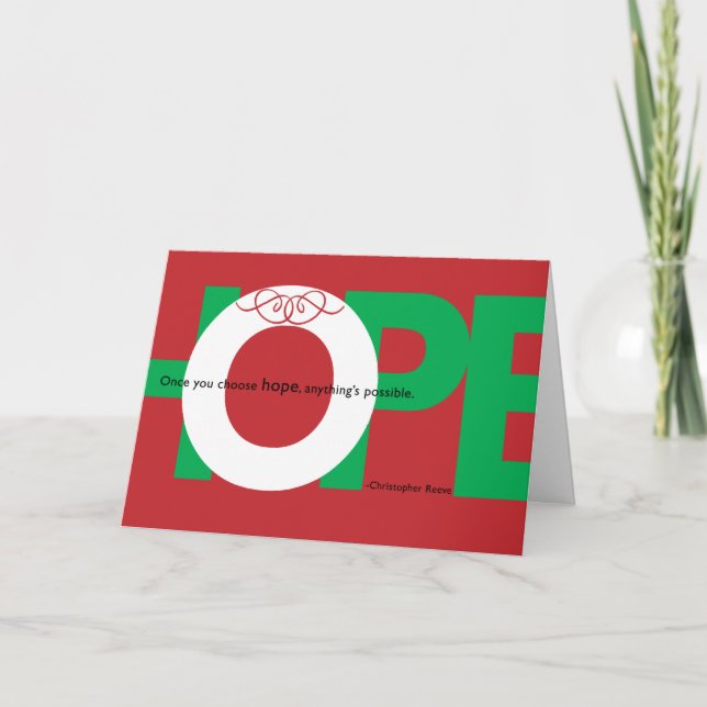 Holiday HOPE card (Front)