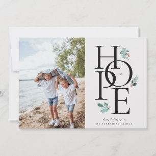 Holiday Hope Modern Botanical Berry Photo