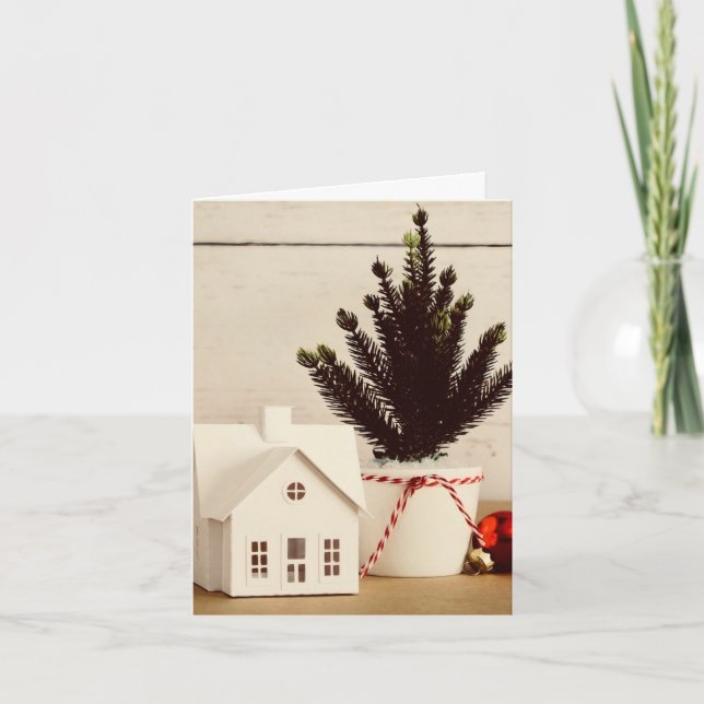 Holiday House Greeting Card (Front)