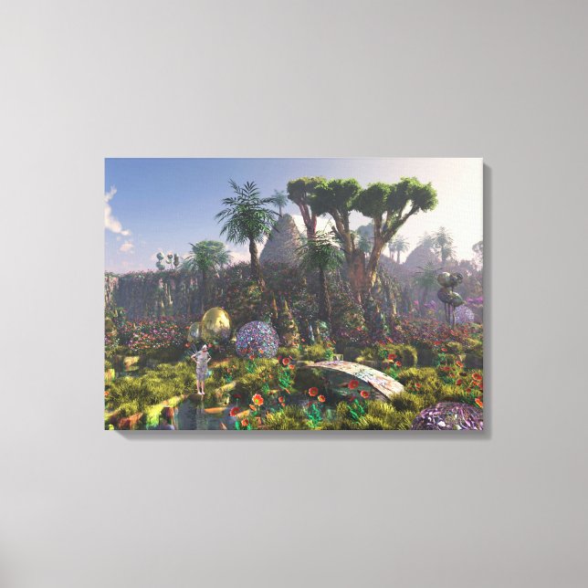Holiday in Paradise - by Jurgen Ziewe Canvas Print (Front)