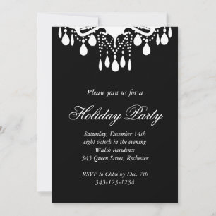 Holiday Invitation Grand Ballroom (black)