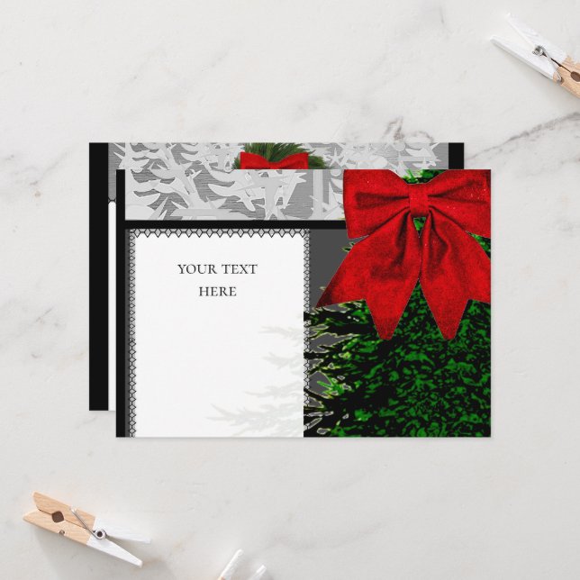 HOLIDAY INVITATIONAL 5X7 CARD (Front/Back In Situ)