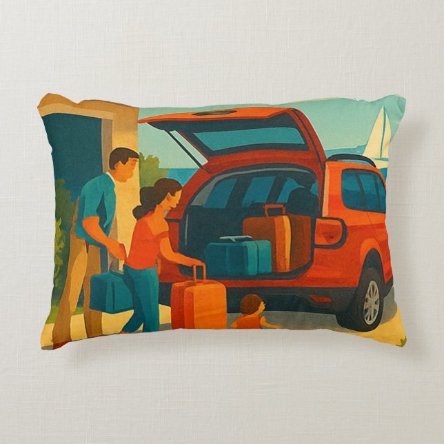 Holiday is decorative cushion (Front)